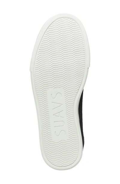 Shop Suavs The Barton Slip-on Sneaker In Jet Black/ White