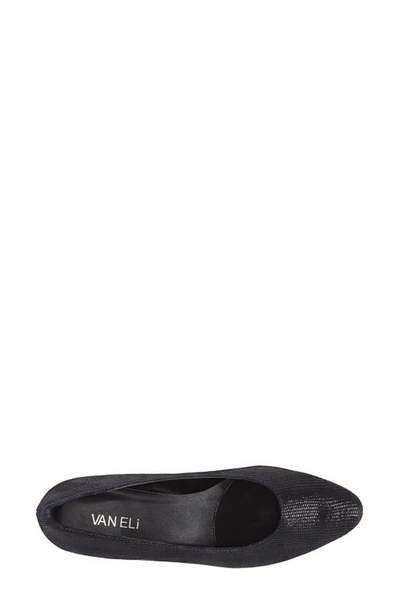 Vaneli Astyr  Womens Round Toe Dressy Pumps In Navy Mini Lizard Print