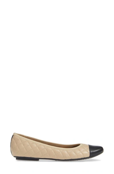 Vaneli 'serene' Flat In Pudding/ Black Leather