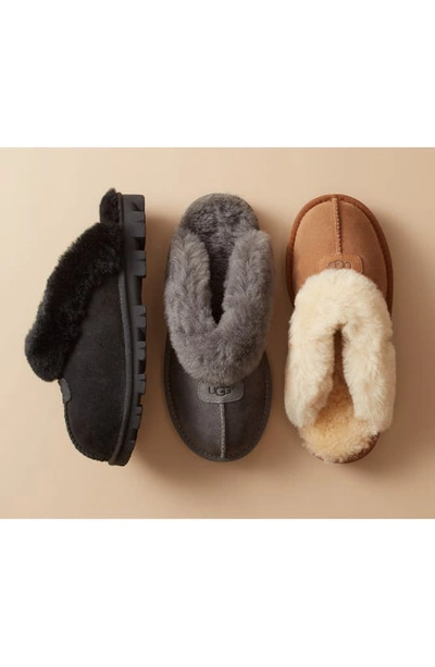 Shop Ugg Genuine Shearling Slipper In Butterscotch Panther Print