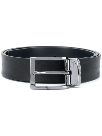 Shop Emporio Armani Leather Belt