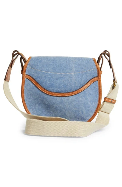 Shop Isabel Marant Botsy Leather Shoulder Bag In Blue