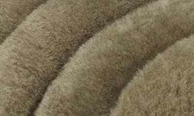 Ugg Fluff Yeah Genuine Shearling Slingback Sandal In Burnt Olive