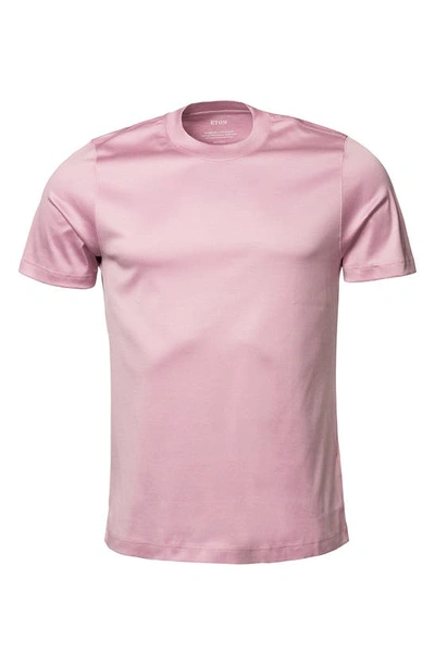 Shop Eton Jersey T-shirt In Medium Pink