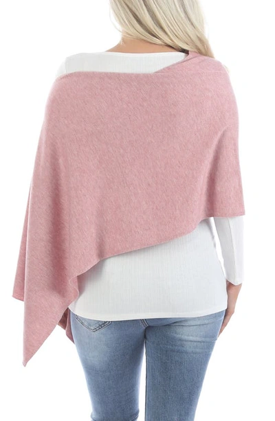 Moozie Luxury Nursing Poncho/scarf In Raspberry