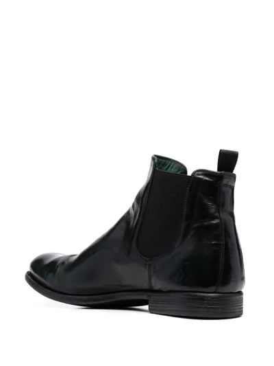 Shop Officine Creative Leather Ankle Boots In Schwarz