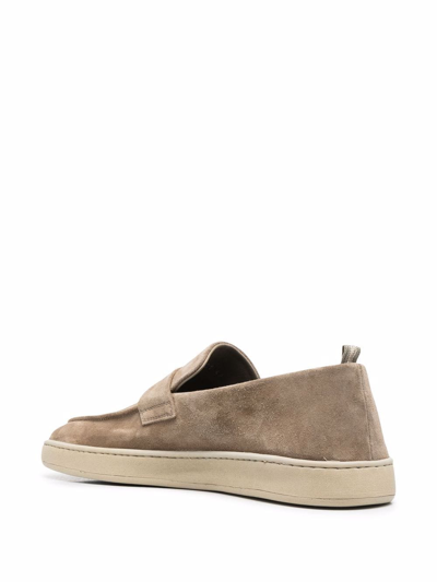 Shop Officine Creative Herbie Round-toe Loafers In Nude