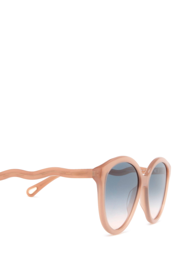 Shop Chloé Sunglasses In Nude