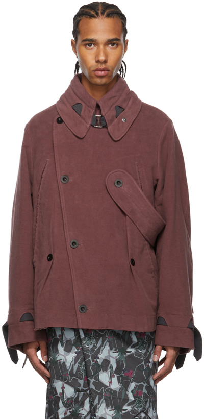 kiko kostadinov maiden peacoat- kiko kostadinov maiden peacoat-