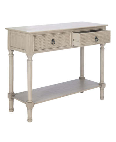 Shop Safavieh Haines 2 Drawer Console Table In Beige