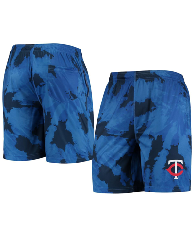 Shop Foco Men's  Navy Minnesota Twins Tie-dye Training Shorts