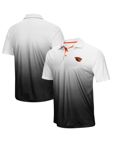 Shop Colosseum Men's  Gray Oregon State Beavers Magic Team Logo Polo Shirt