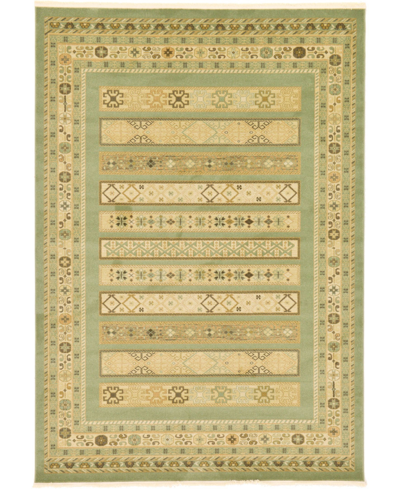 Bayshore Home Ojas Oja4 7' X 10' Area Rug In Light Green