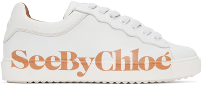 Shop See By Chloé White Essie Sneakers In 100-white