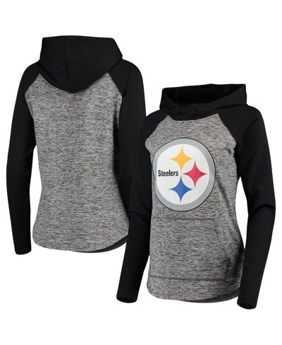Shop G-iii 4her By Carl Banks Women's  Heather Gray, Black Pittsburgh Steelers Championship Ring Pullover  In Heathered Gray/black