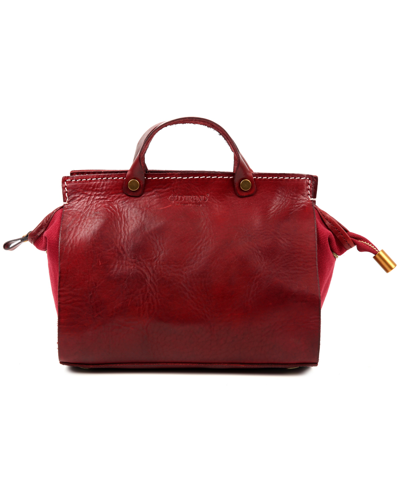 Shop Old Trend Women's Genuine Leather Out West Satchel Bag In Burgundy