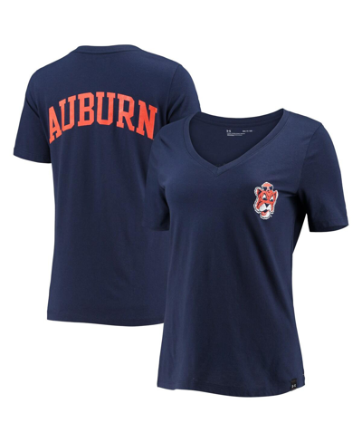 Shop Under Armour Women's  Navy Auburn Tigers Vault V-neck T-shirt