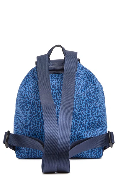 Shop Longchamp Le Pliage Panther Print Backpack In Blue