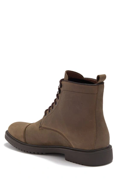 Shop Warfield & Grand Warfield And Grand Hendrix Leather Combat Boot In Ash