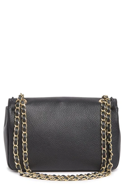 Shop Valentino By Mario Valentino Antoinette Preciosa Leather Shoulder Bag In Black