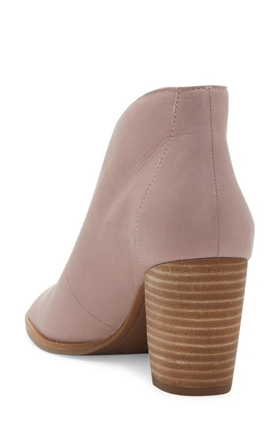 Shop Lucky Brand Joal Bootie In Dusty Rose Leather