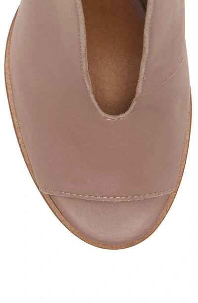 Shop Lucky Brand Joal Bootie In Dusty Rose Leather