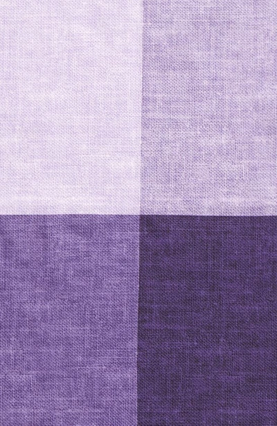 Shop Nordstrom Colorblock Silk Pocket Square In Purple