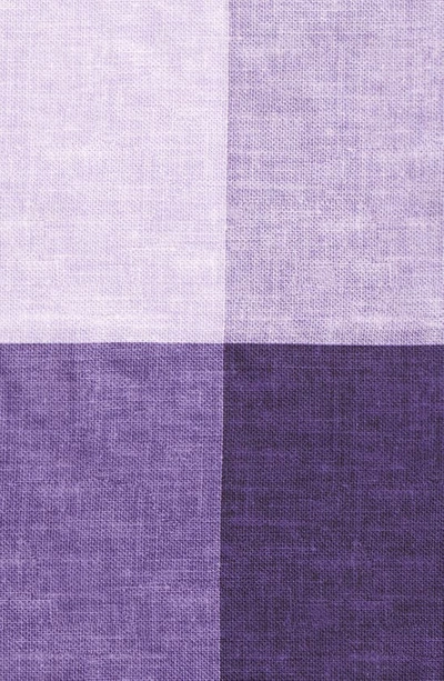 Nordstrom Colorblock Silk Pocket Square In Purple