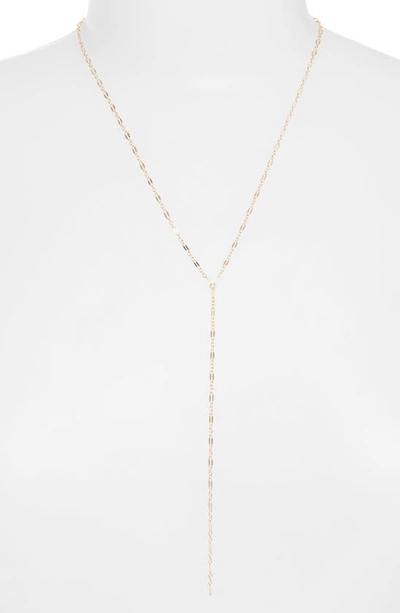 Shop Set & Stones Phoebe Y-necklace In Gold