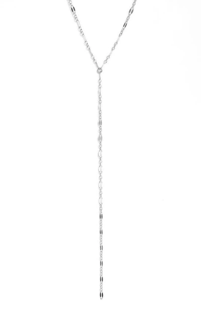 Set & Stones Phoebe Y-necklace In Silver