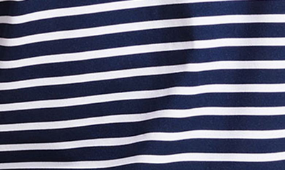 Vineyard Vines Sankaty Shep Striped Half Zip Sweatshirt In 7595 Navy