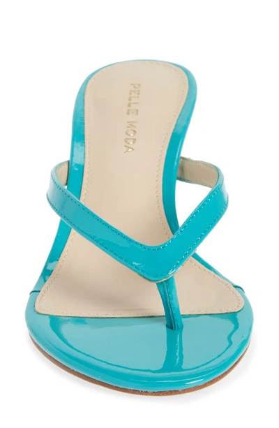 Shop Pelle Moda Slide Sandal In Aqua