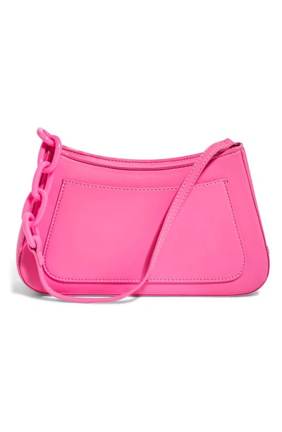 Shop House Of Want Newbie Vegan Leather Shoulder Bag In Taffy Pink