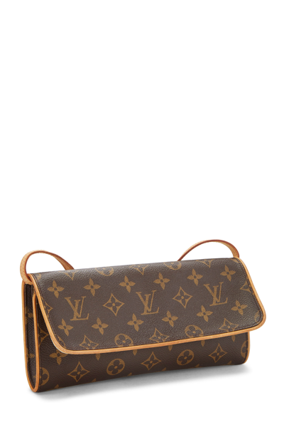 Pre-owned Louis Vuitton Monogram Canvas Pochette Twin Gm