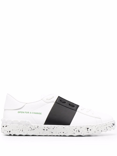 Shop Valentino 'untitled' Sneakers In Bianco