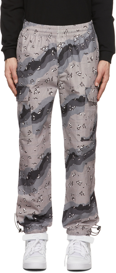 Shop Billionaire Boys Club Taupe Ripstop Camo Cargo Pants In Taupe Taupe