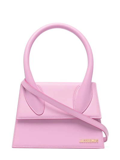 Shop Jacquemus Le Grand Chiquito Pink Handbag