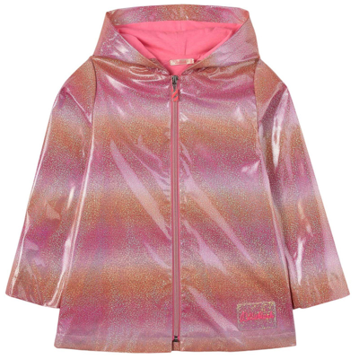 Billieblush Kids' Pink Glitter Rain Jacket | ModeSens
