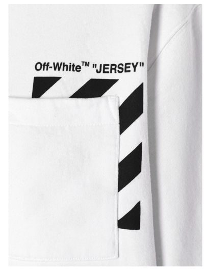 Shop Off-white Diag Hoodie In Black & White