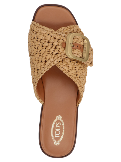 Shop Tod's Shoes In Beige