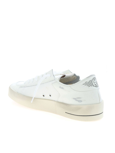 Shop Golden Goose Stardan Sneakers In Bianco