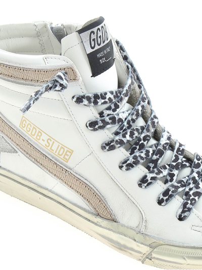 Shop Golden Goose Sneakers Slide In Bianco