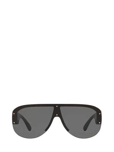 Shop Versace Eyewear Ve4391 Black Sunglasses