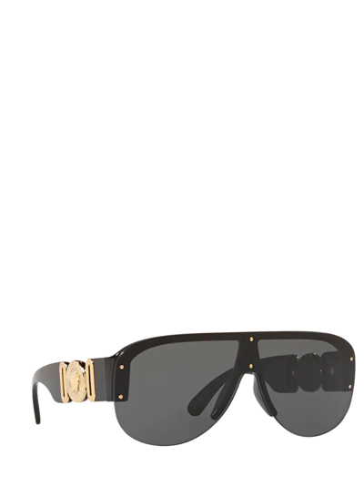 Shop Versace Eyewear Ve4391 Black Sunglasses