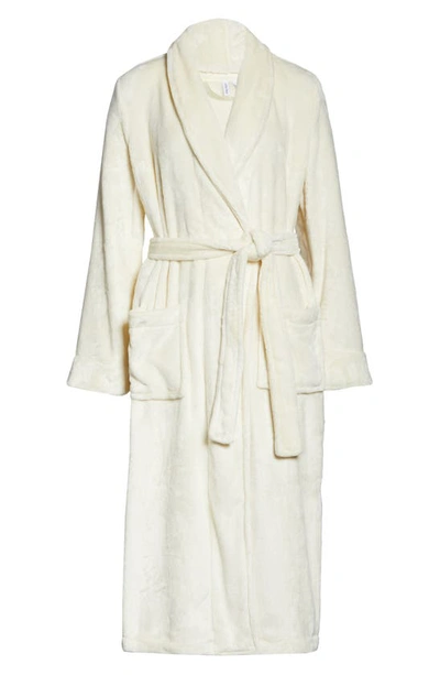 Shop Nordstrom Bliss Plush Robe In Ivory Vanilla