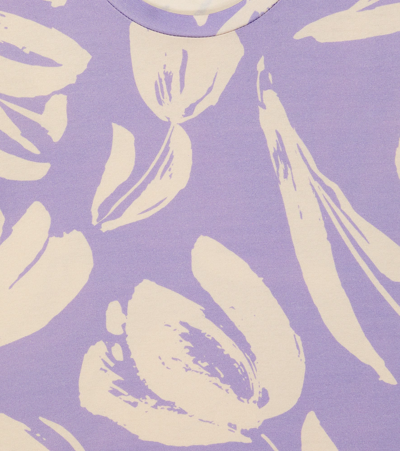 Paade Mode Tulip Floral Jersey T-shirt In Tulip Violet
