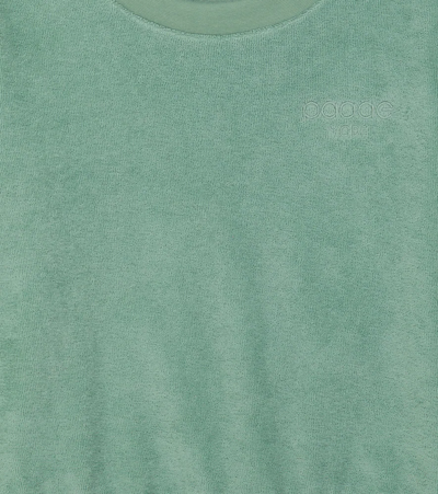 Paade Mode Terry Sweatshirt In Green