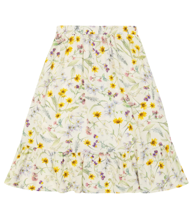 Paade Mode Julie Floral Skirt In Julie White