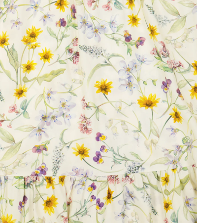 Paade Mode Julie Floral Skirt In Julie White