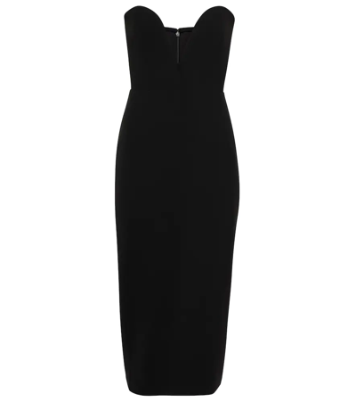 Shop Veronica Beard Colebrook Midi Dress In Black